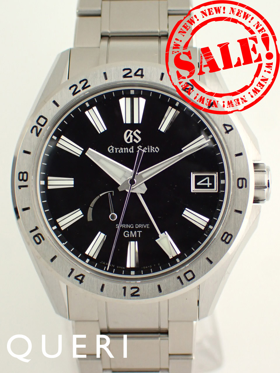グランドセイコー エボリューション9コレクション スプリングドライブGMT ブラック メンズ SBGE283(9R66-0BJ0) 新品