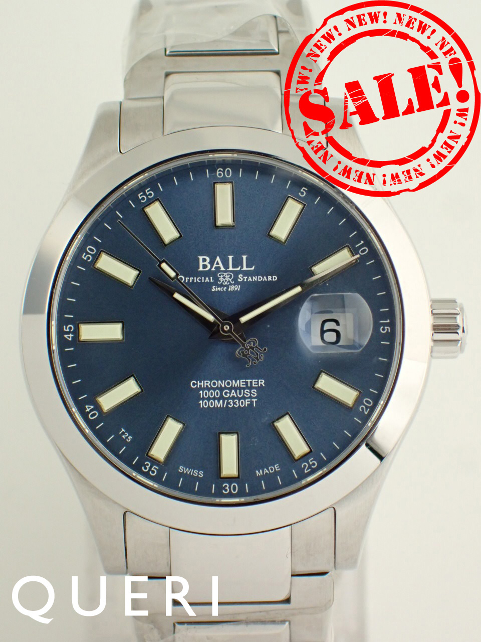 ボールウォッチ エンジニア3 マーベライト ブルー NM9026C-S6CJ-BE 新品