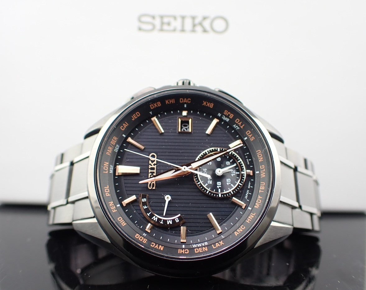 セイコー SEIKO SAGA291/8B63-0AV0 ブライツ フライトエキスパート デュアルタイム ソーラー電波 メンズ _767667