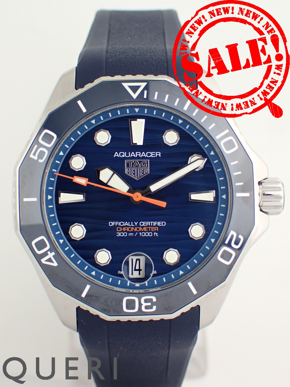 タグホイヤー アクアレーサー プロフェッショナル300 ブルー メンズ WBP5111.FT6259 新品