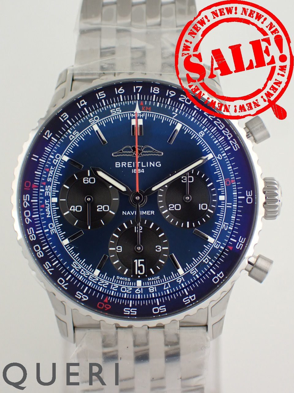 ブライトリング ナビタイマー B01 41mm ブルー メンズ AB0139241C1A1(AB0139) 新品