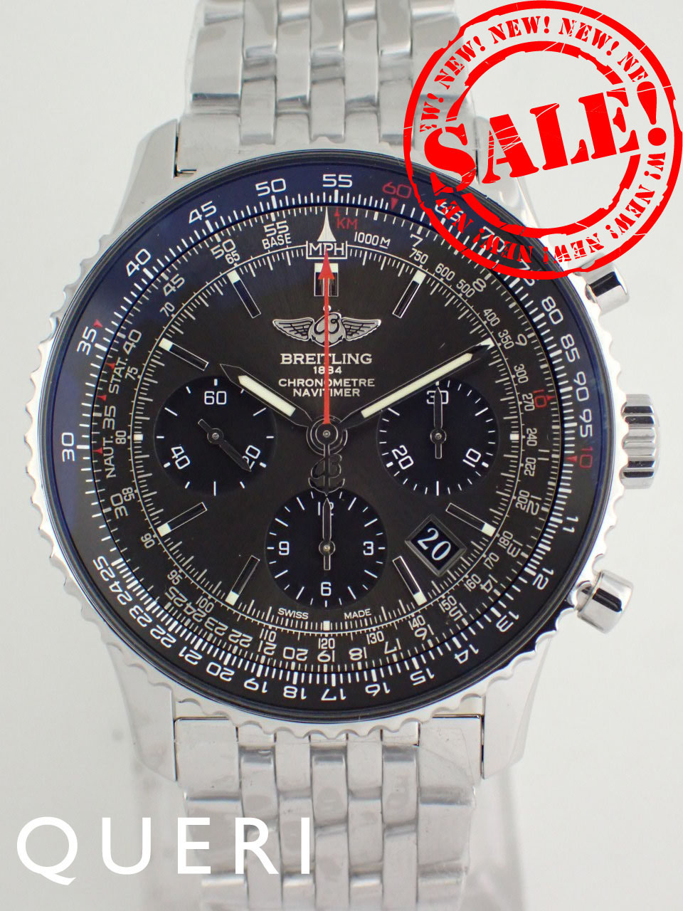 ブライトリング ナビタイマー01 ストラトスグレー 43mm リミテッドエディション 数量限定 AB012124/F569(AB0121) 新品仕上げ済