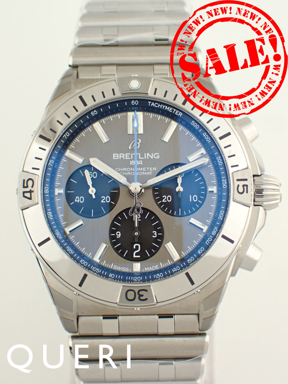 ブライトリング クロノマット B01 42mm チタン グレー EB0134101M1E1(EB0134) 新品