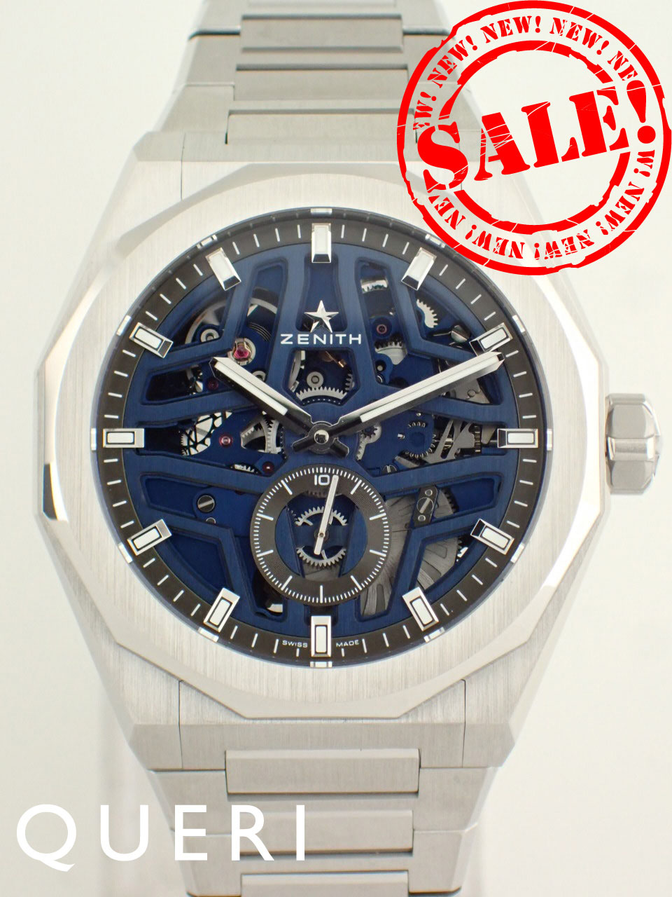 ゼニスデファイ スカイライン スケルトン ブルー 03.9300.3620/79.I001 新品