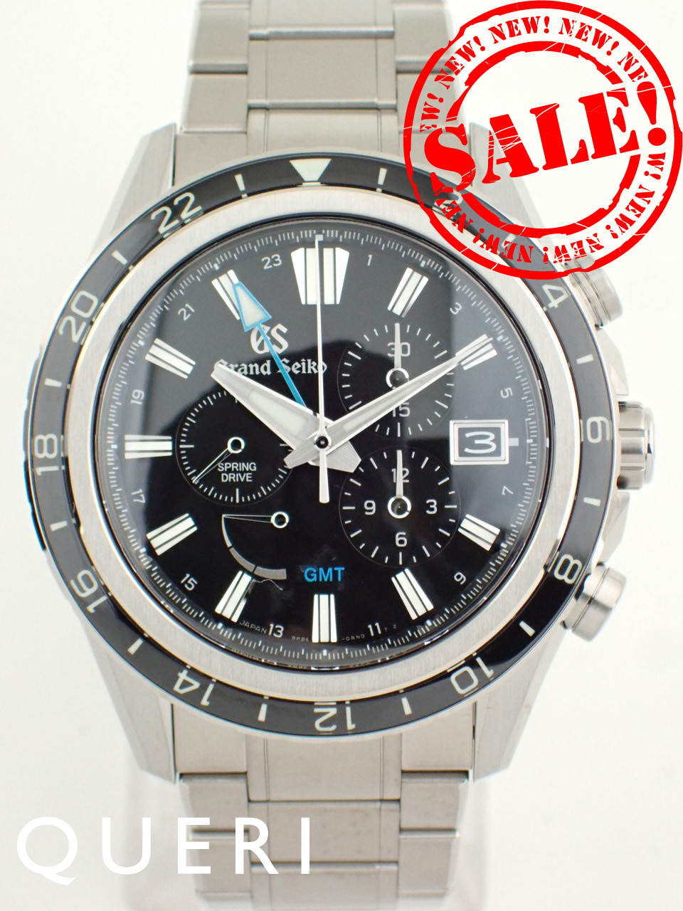 グランドセイコー エボリューション9コレクション スプリングドライブ クロノグラフ GMT ブラック SBGC251(9R86-0AP0) 新品
