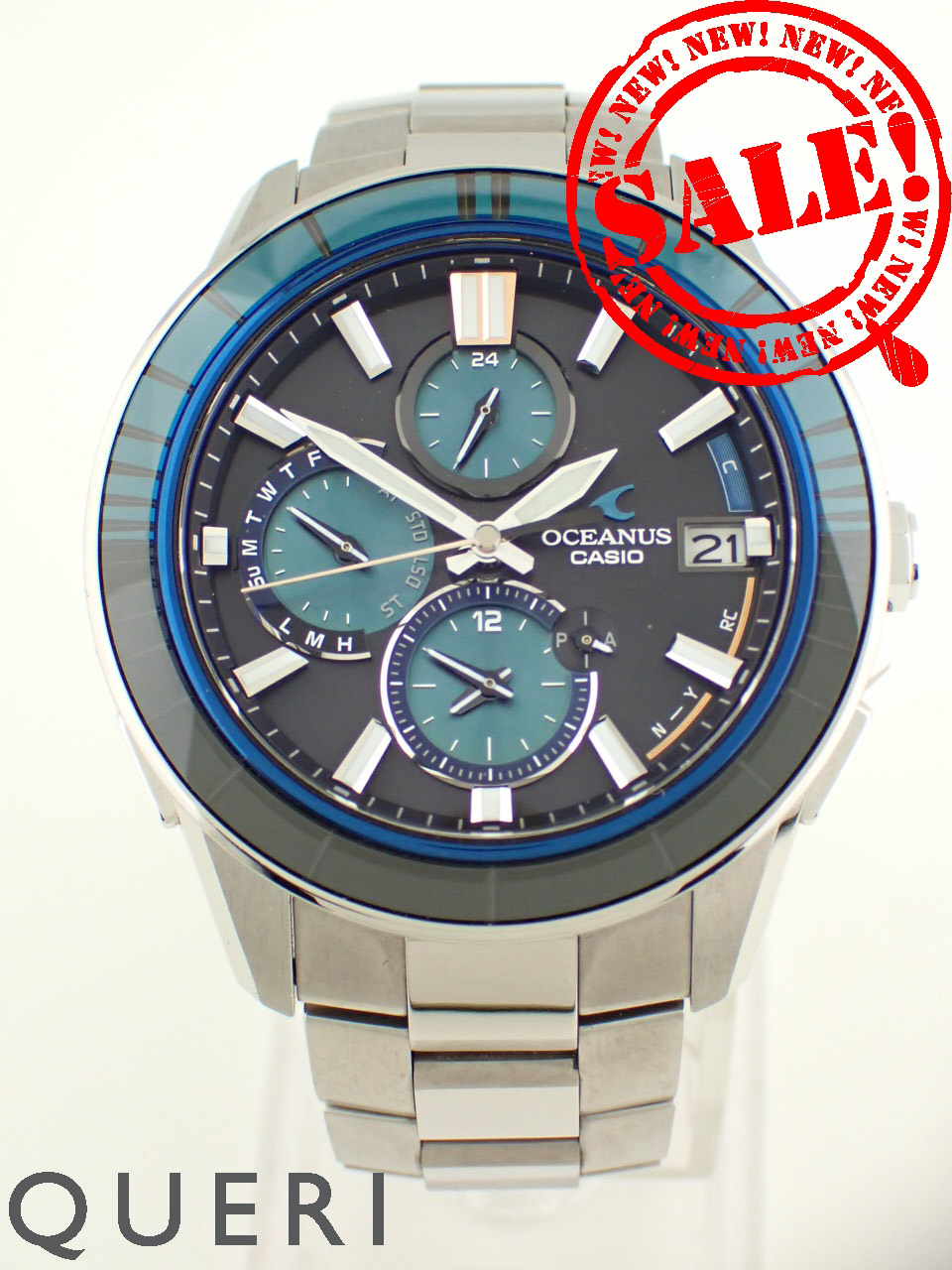 カシオ オシアナス マンタ 江戸切子ベゼル 世界限定3000本 OCW-S4000D-1AJF 中古美品