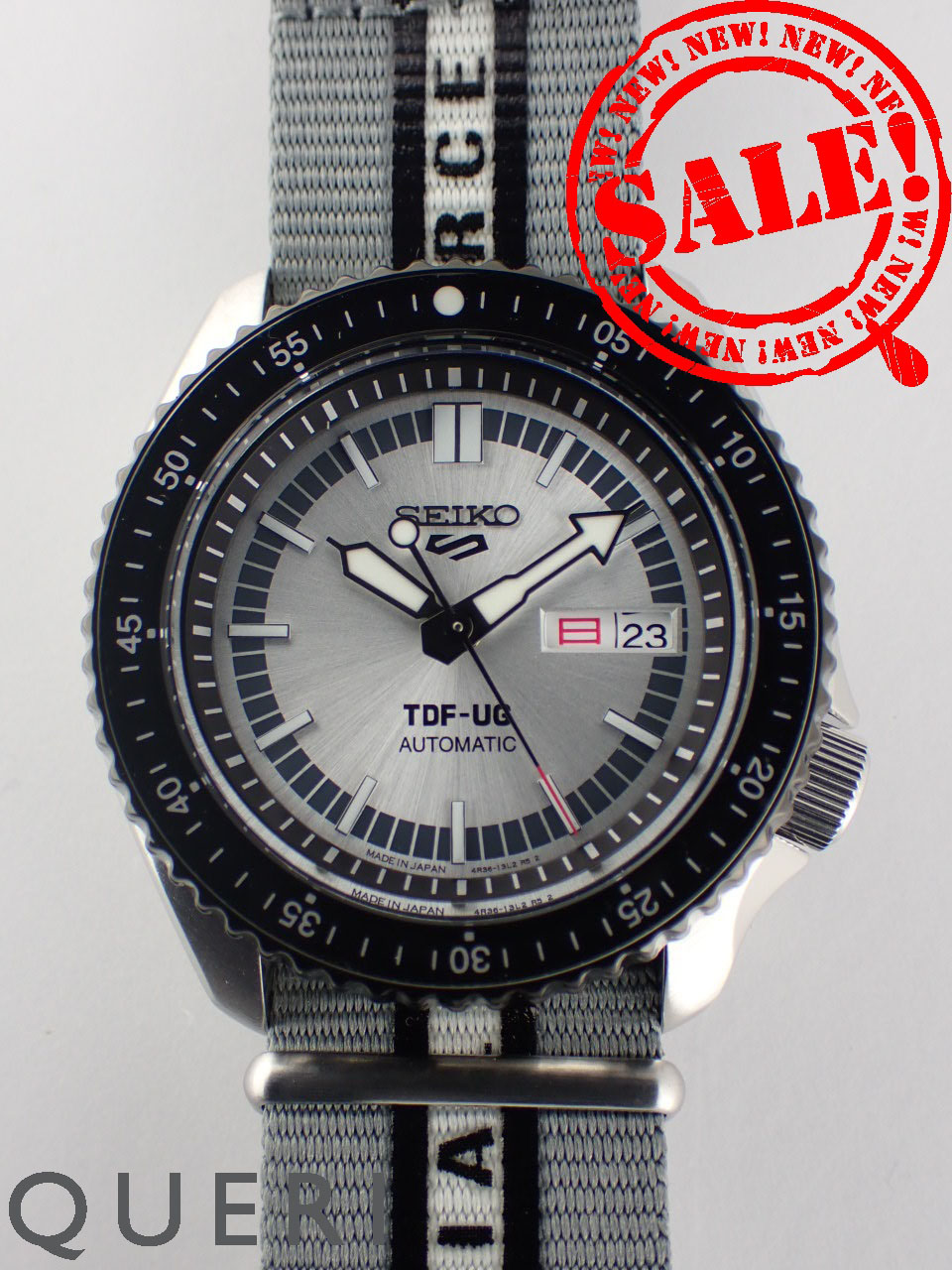 md39【新品】セイコー SEIKO 5スポーツ ブラック 黒 4R36 自動巻き 時計