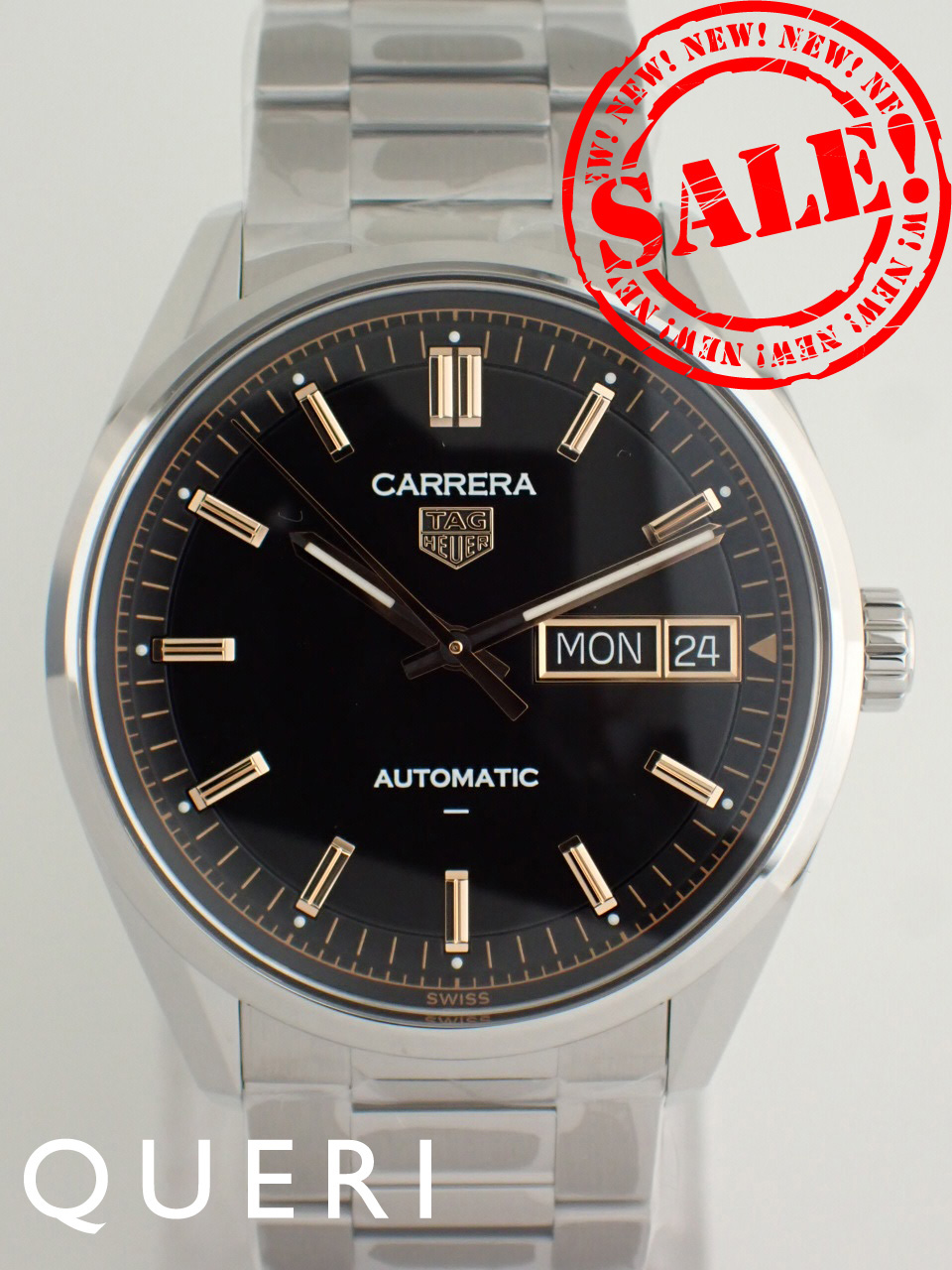 タグホイヤー カレラ デイデイト ブラック メンズ WDA2111.BA0043 新品