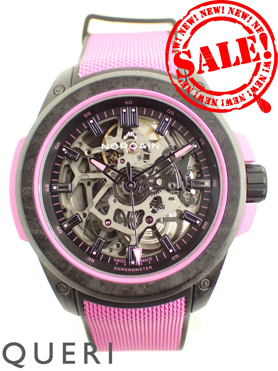 ノルケイン インディペンデンス ワイルドワン 39mm ハイパーピンク N3001.07Q04.B3 新品