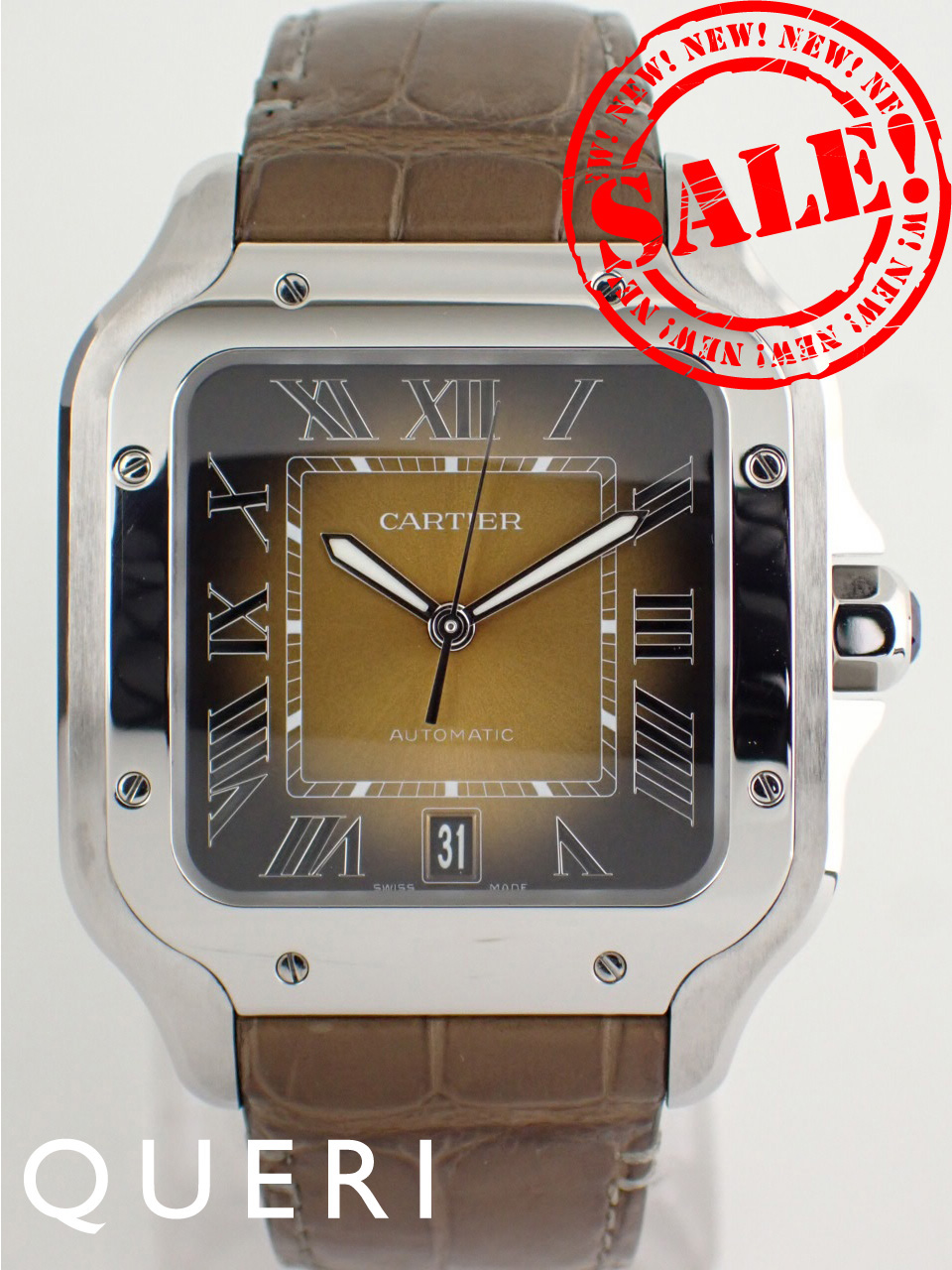カルティエ サントス ドゥ カルティエ LM オートマチック WSSA0004 新品仕上げ済