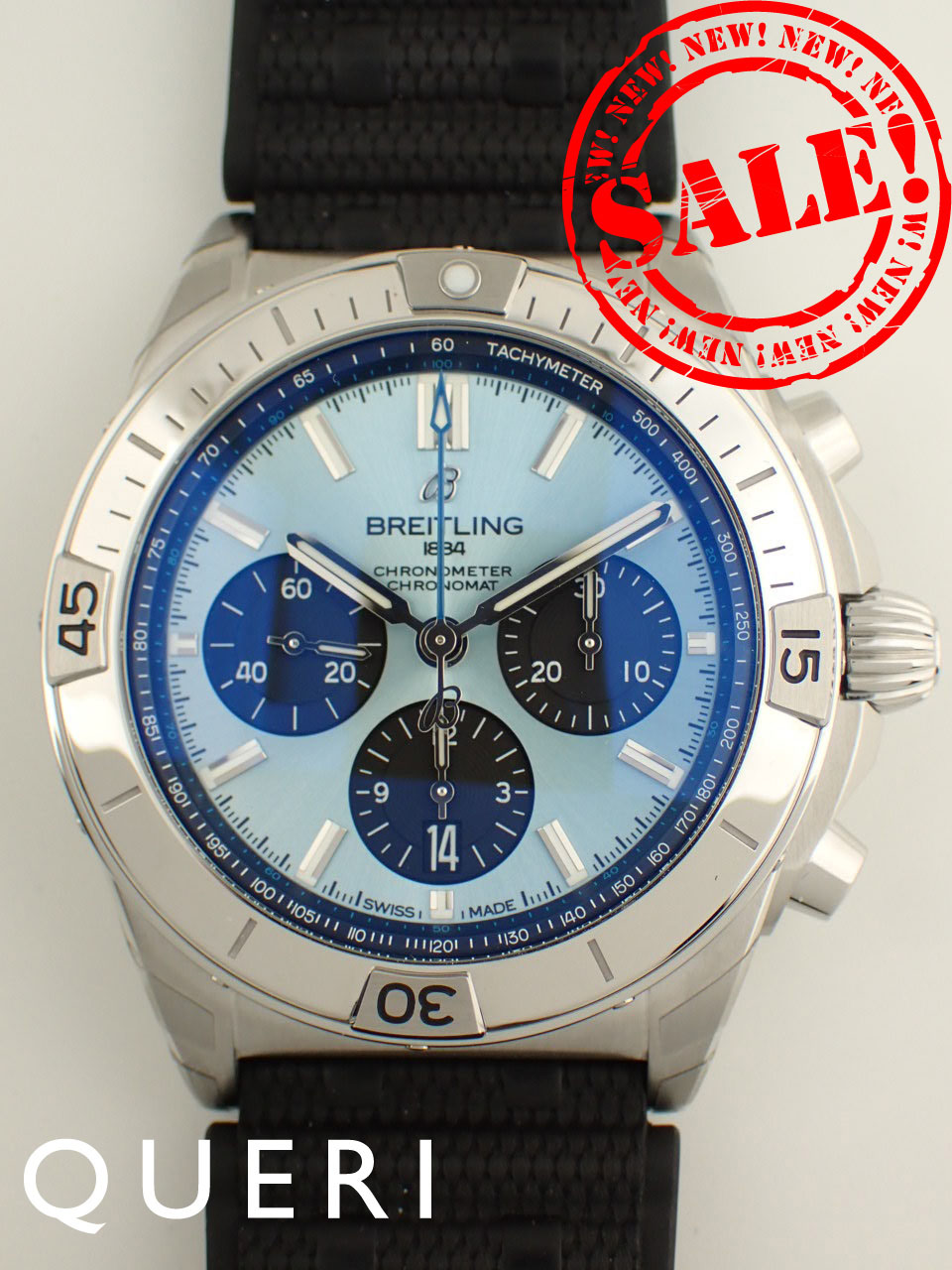 ブライトリング クロノマット B01 42 アイスブルー プラチナベゼル PB0134101C1S2(PB0134) 新品