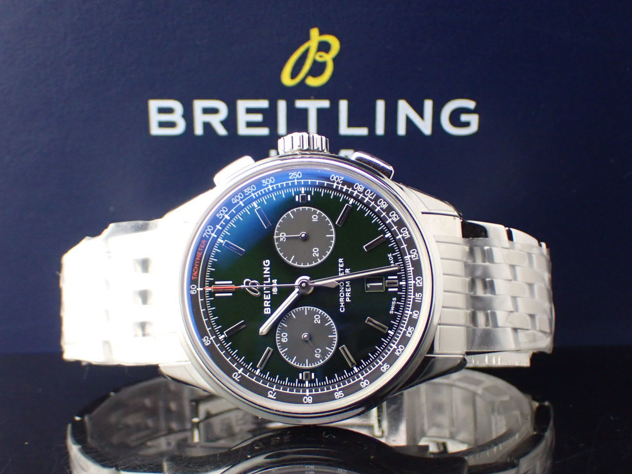 ブライトリング BREITLING AB0118A11L1A1 グリーン /ブラック メンズ 腕時計