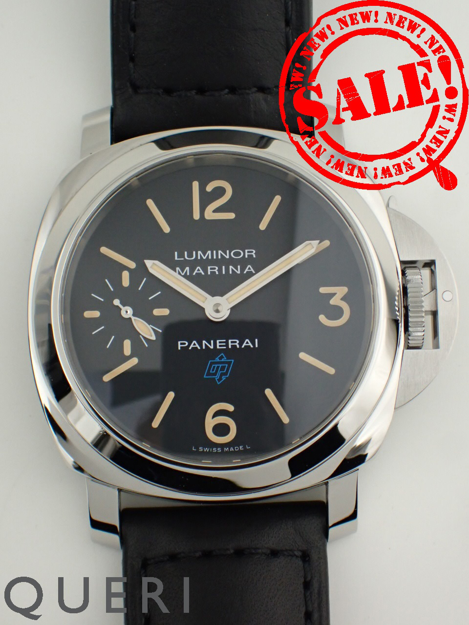 パネライ ルミノールマリーナ T番 ロゴ アッチャイオ ブラック文字盤 PAM00631 新品仕上げ済