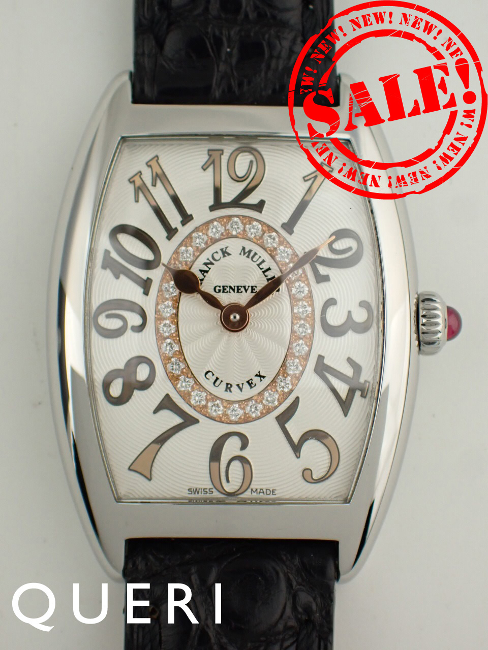 フランクミュラー トノーカーベックス レリーフ ダイヤモンド 1752QZRELCD1RSTGAC 新品仕上げ済