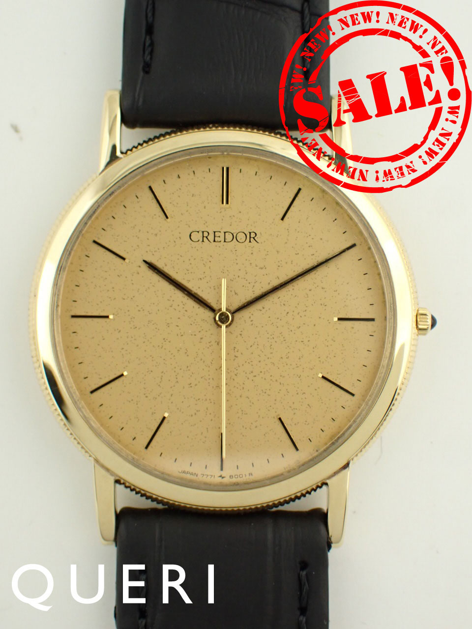 クレドール 18K クォーツ 金無垢 GHAH984(7771-8001)新品仕上げ済