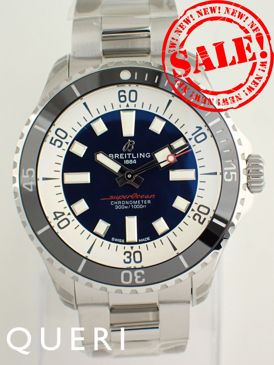 ブライトリング スーパーオーシャン オートマチック 44 ブルー A17376211C1A1(A17376)新品
