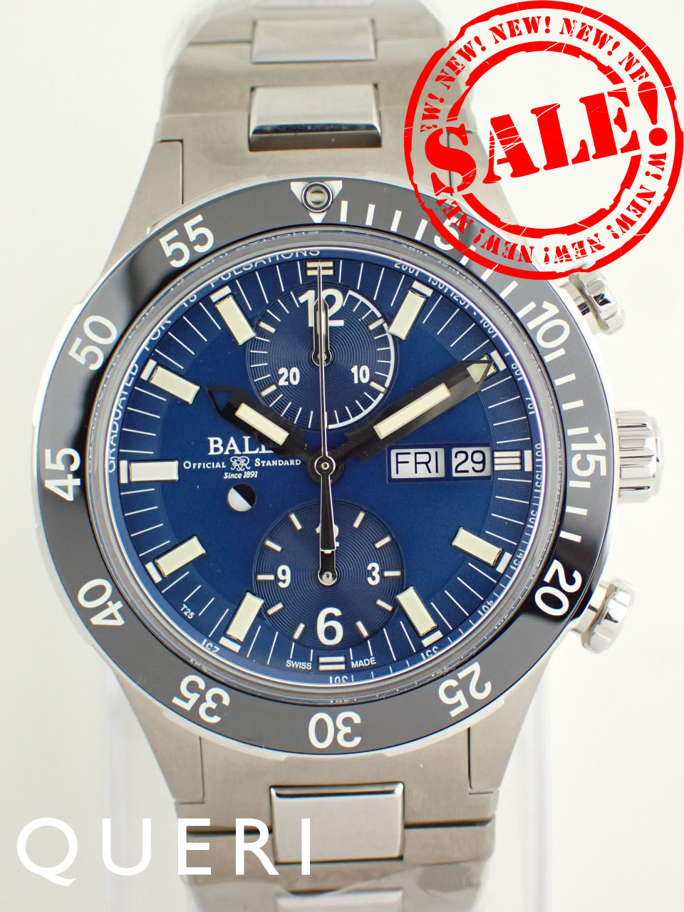 ボールウォッチ ロードマスター レスキュー クロノグラフ ブルー DC3030C-SJ-BE 新品