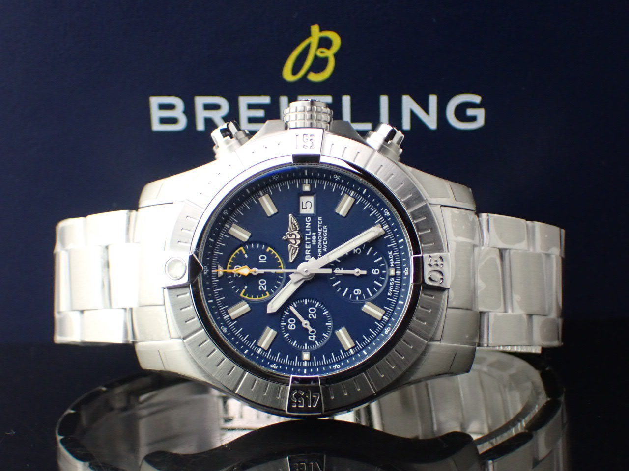 ブライトリング BREITLING A13317101C1A1 ブルー メンズ 腕時計