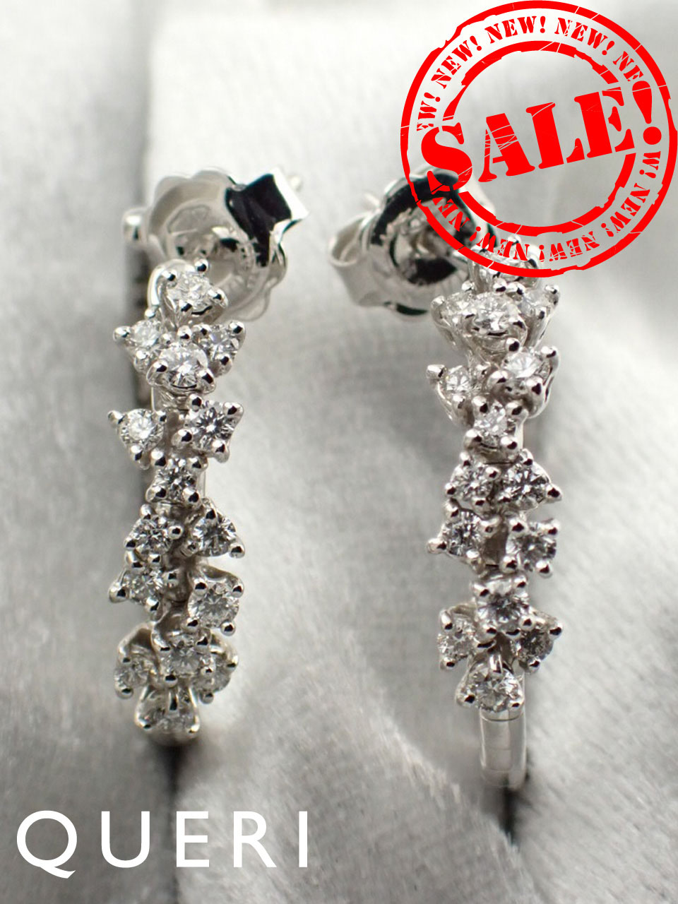 ダミアーニ ミモザ ホワイトゴールド ダイヤモンド ピアス20078493 新品