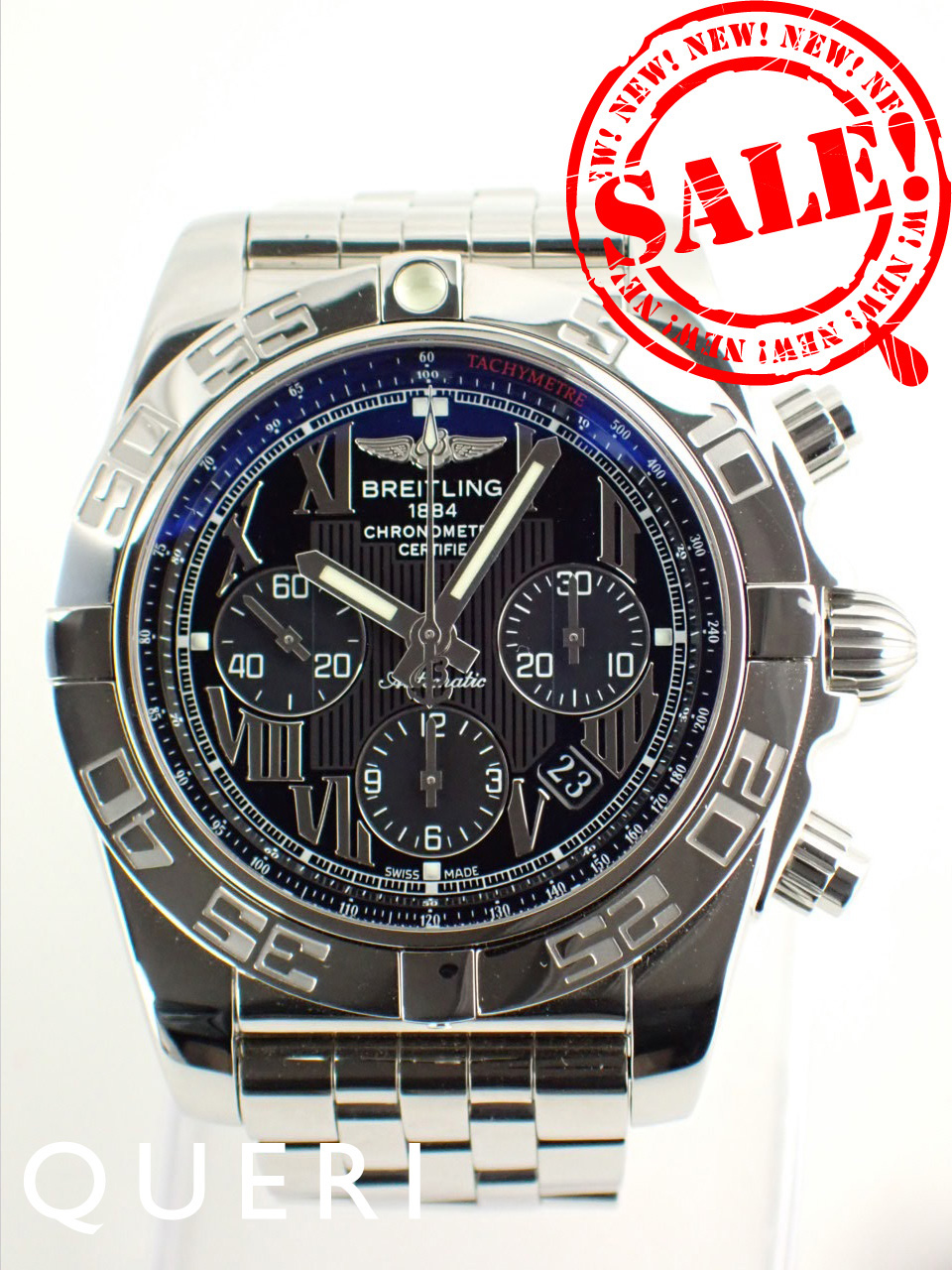 ブライトリング クロノマット 44 ブラック A011B56PA(AB0110)中古美品