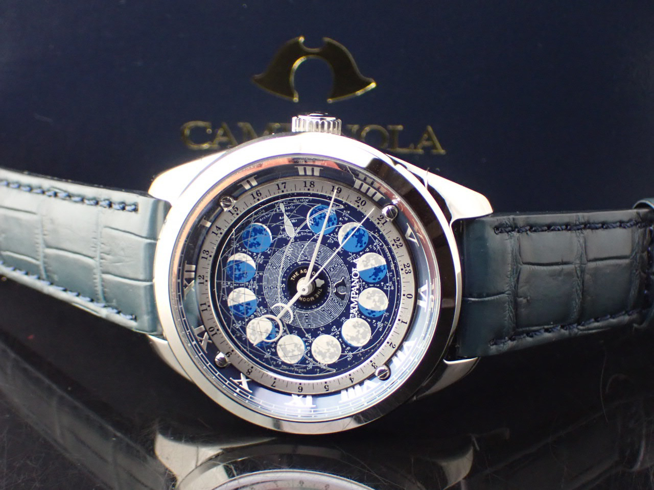 シチズン CITIZEN 腕時計 メンズ AA7800-02L カンパノラ コスモサイン COSMOSIGN クオーツ（CAL.4394） ブルーxブルー アナログ表示