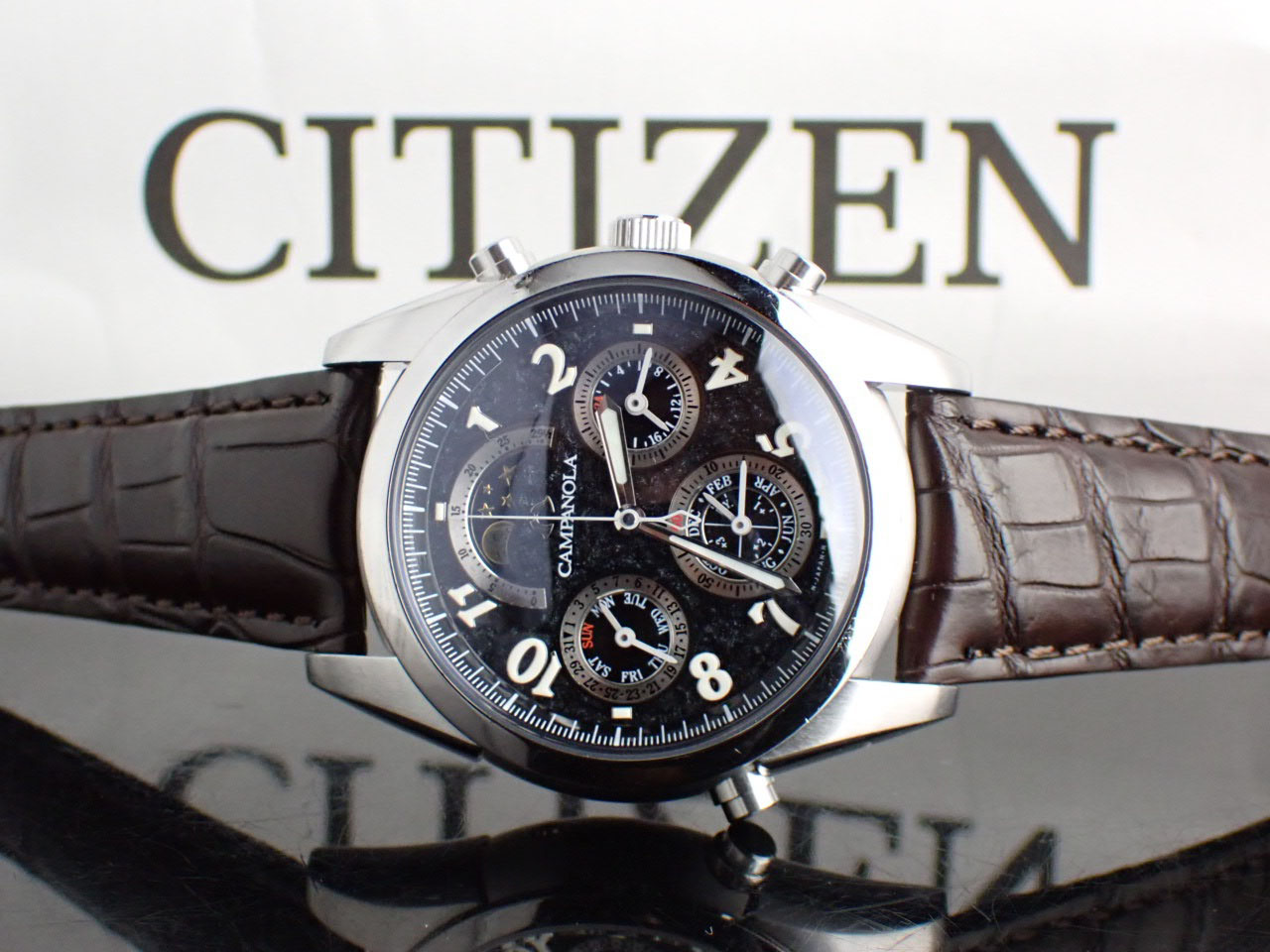 CITIZEN カンパノラ 黒橡(くろつるばみ) CTR57-1091 時計 シチズン 