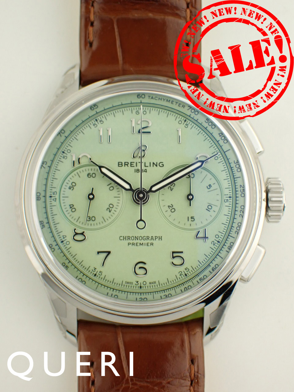 ブライトリング プレミエ B09 クロノグラフ 40 グリーン AB0930D31L1P1(AB0930)新品