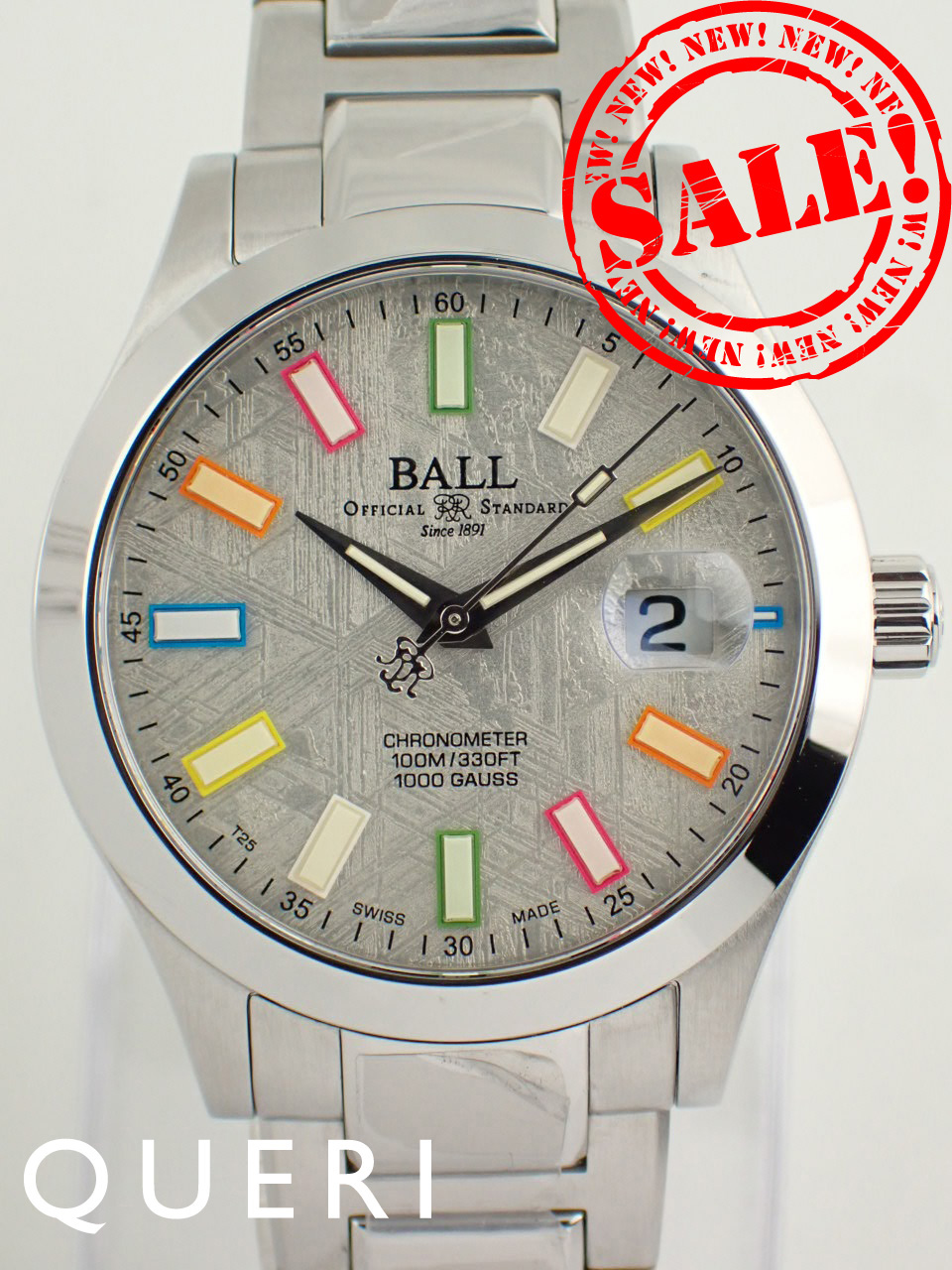 ボールウォッチエンジニア マーベライト クロノメーター 40 メテオライトNM9026C-S46CJ-MSLR新品仕上げ済