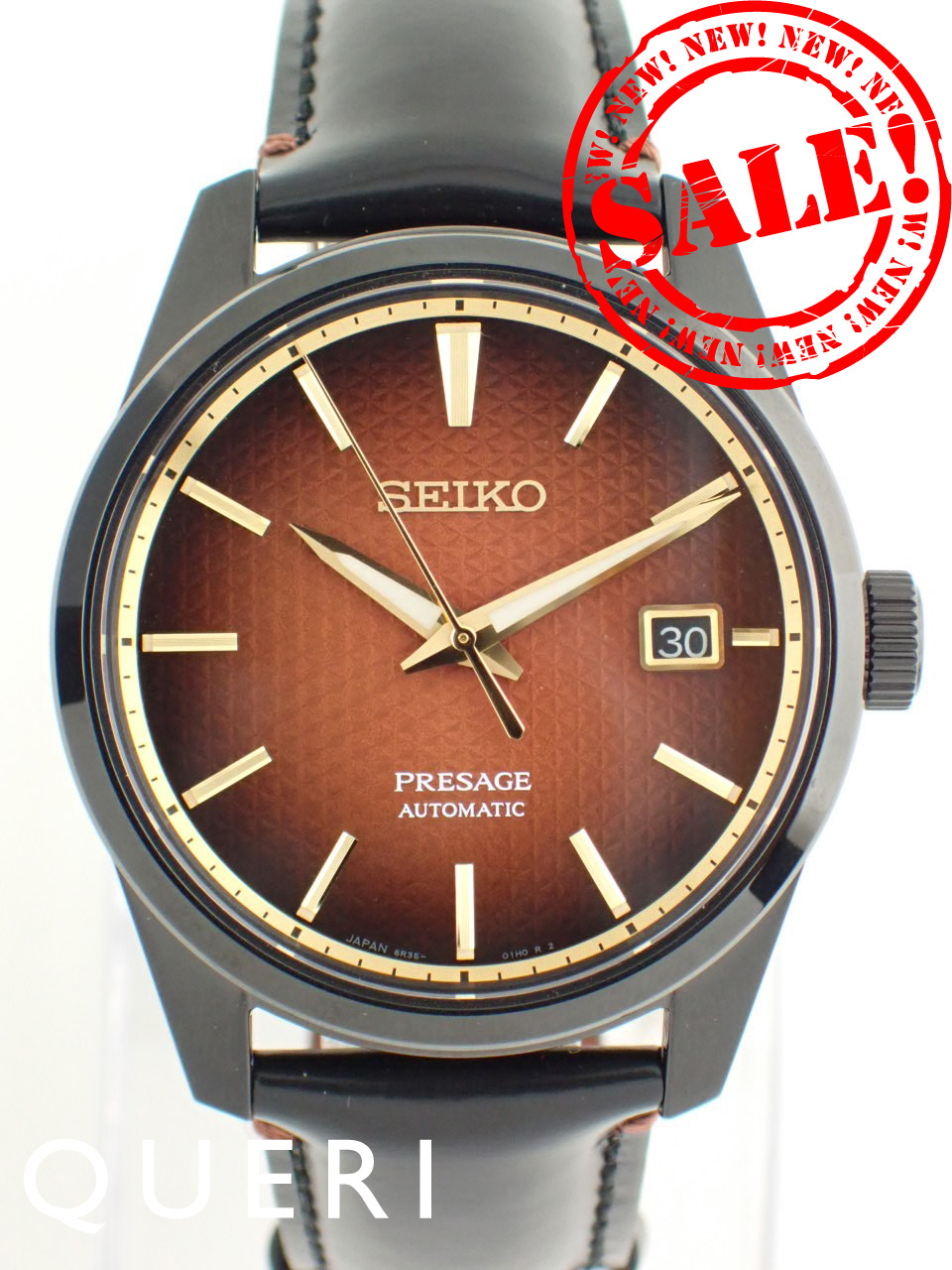 セイコー プレザージュ 十三代目市川團十郎 襲名記念 三針モデル SARX101(6R35-02B0) 中古美品