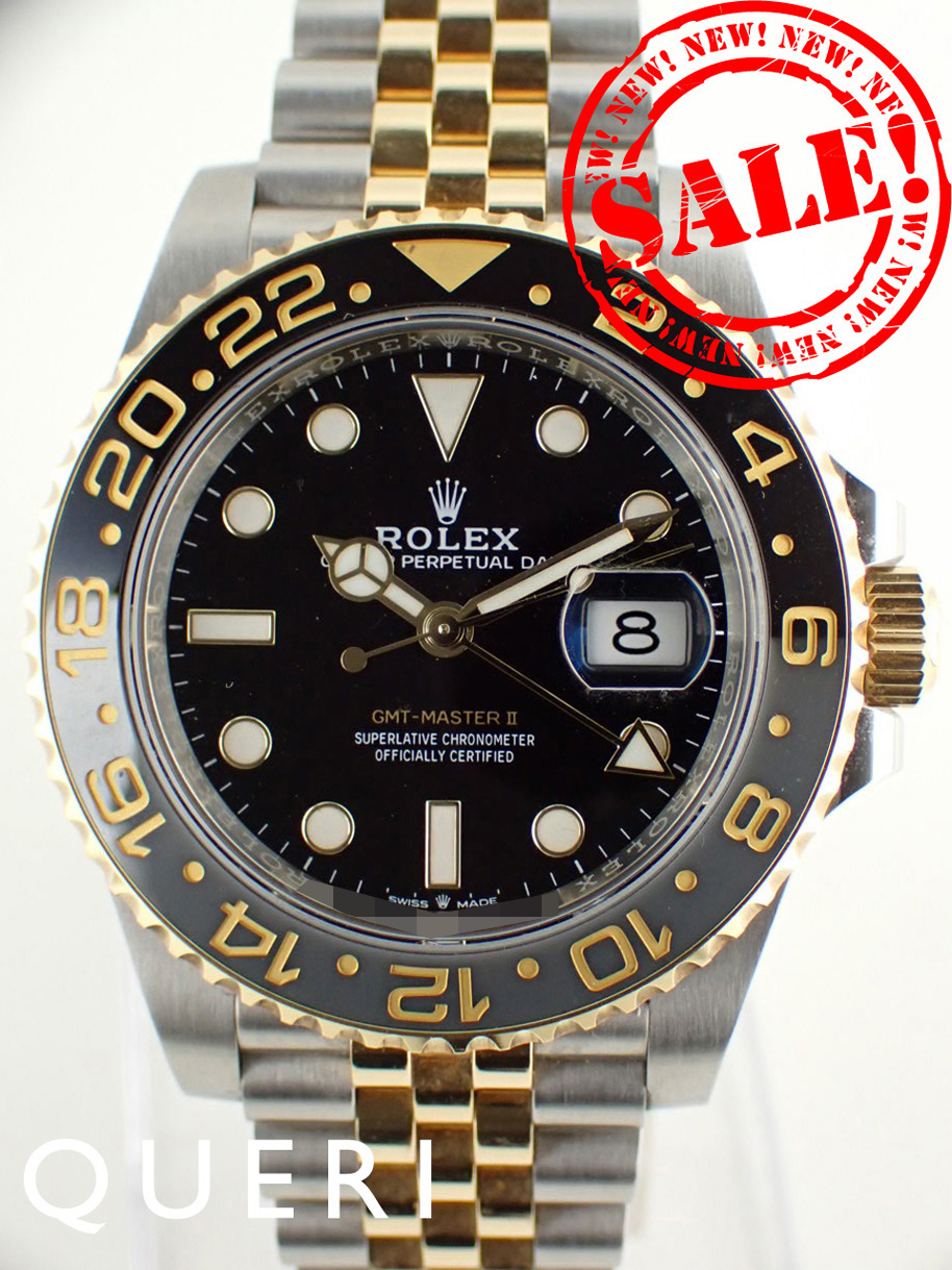 ロレックス GMTマスター2 ロレゾール 126713GRNR 中古美品