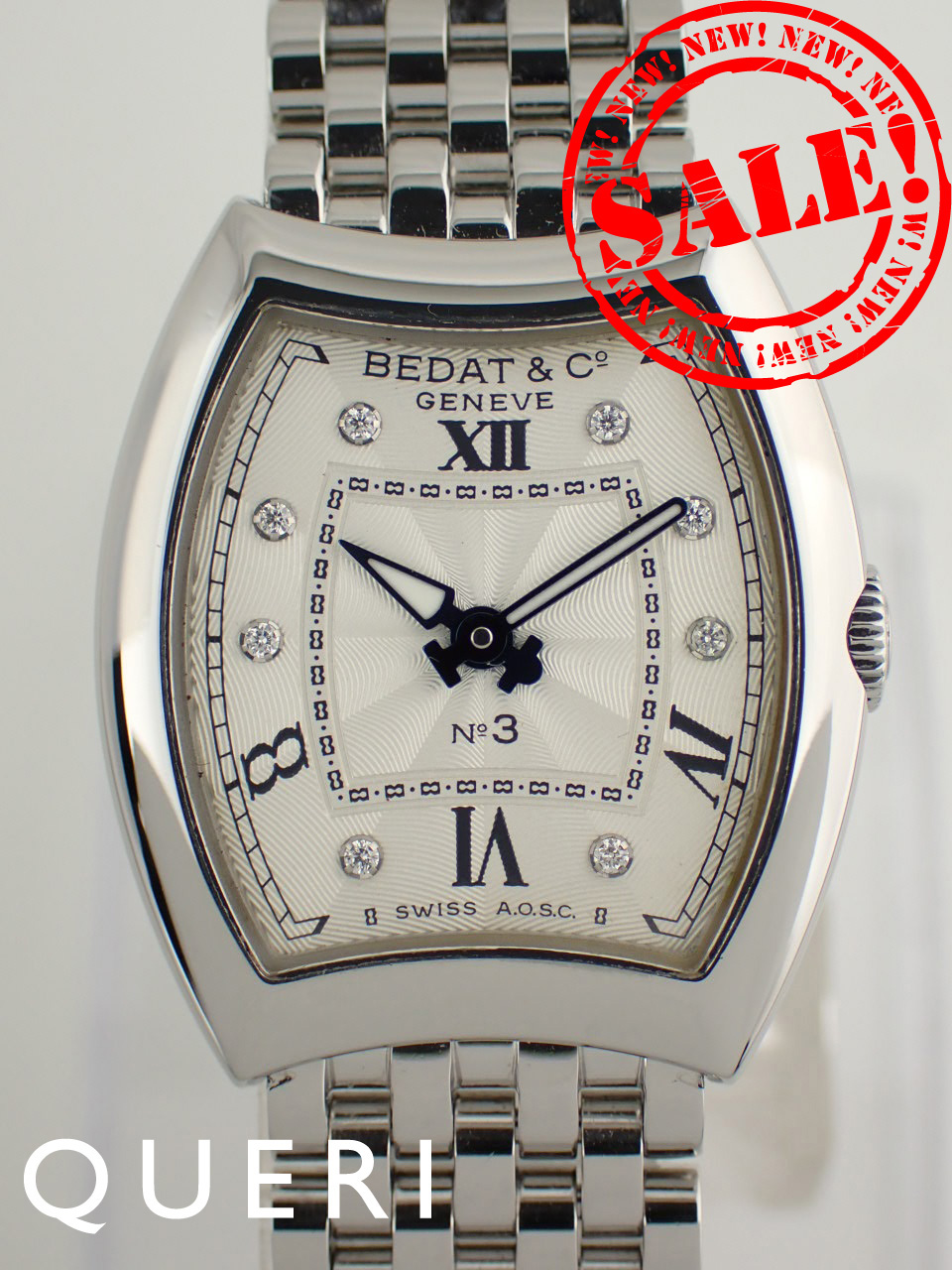 ベダ＆カンパニー No.3 トノー レディース ダイヤ B305.011.909 新品仕上げ済