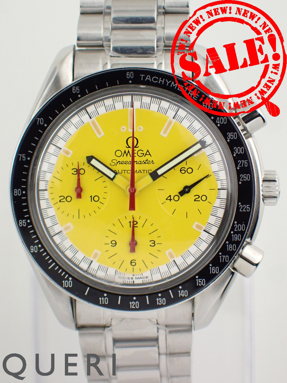 オメガ スピードマスター オートマチック レーシングシューマッハ 【コンディション要確認】3510.12.00 新品仕上げ済