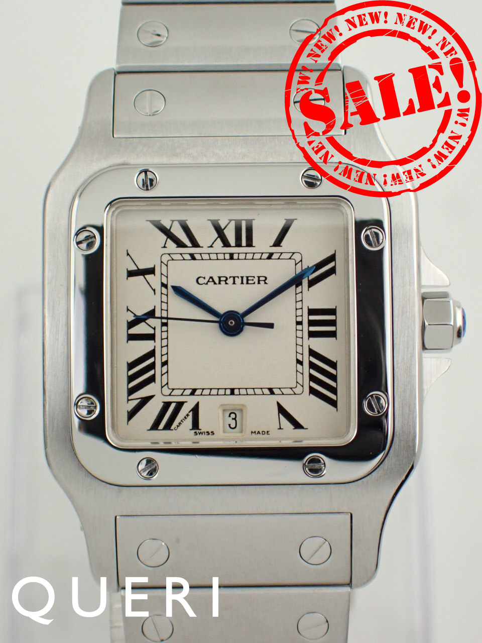 カルティエ サントス ガルベ LM クォーツ W20060D6 新品仕上げ済