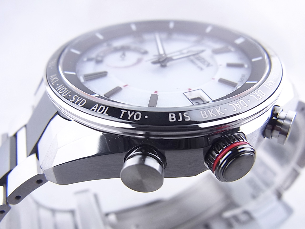 【超美品】シチズン アテッサ エコドライブ F150-T025811 腕時計