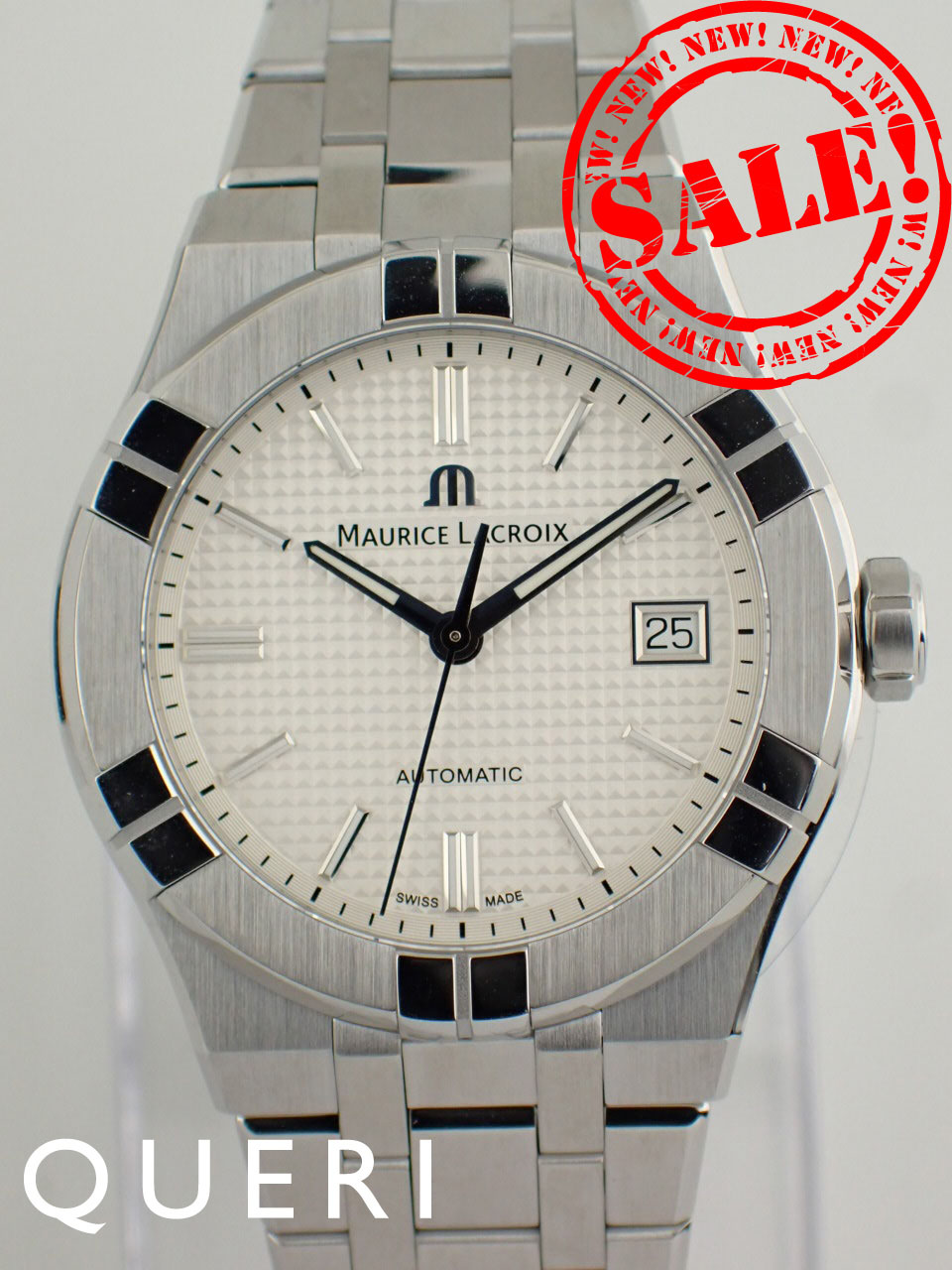 モーリスラクロア アイコン オートマティック 自動巻き シルバー AI6007-SS002-130-1新品