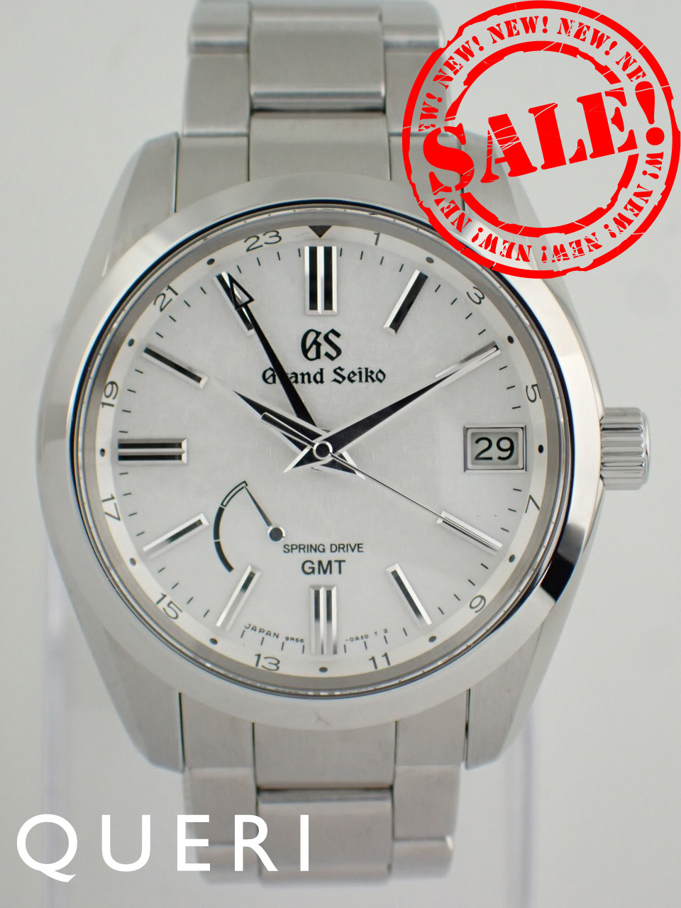 グランドセイコー ヘリテージコレクション スプリングドライブGMT シルバー SBGE279(9R66-0BL0)新品仕上げ済