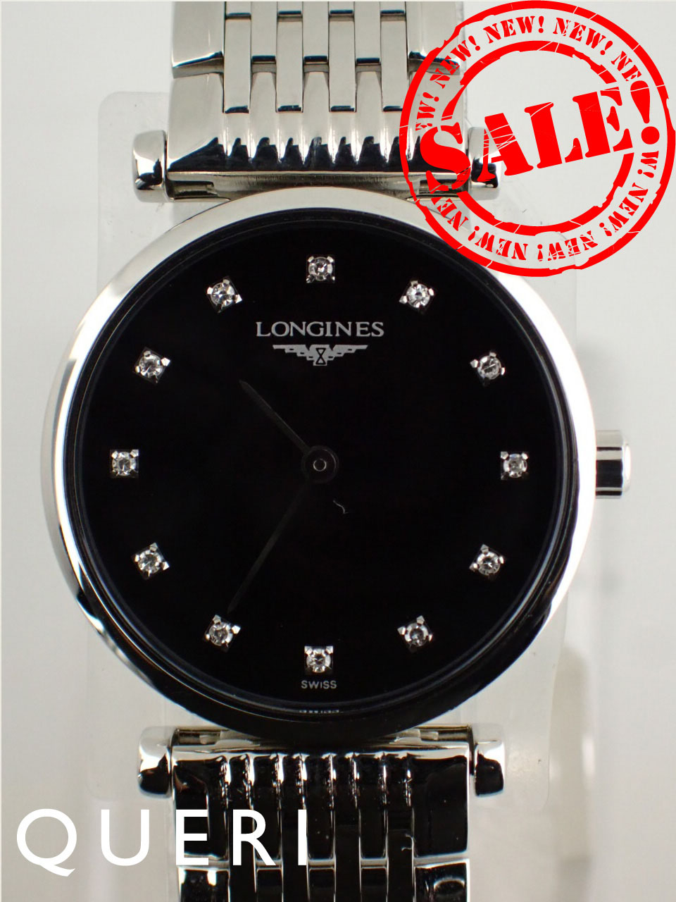 ロンジン ラ・グラン クラシック ドゥ ロンジン ブラック レディース L4.209.4.58.6(L42094586)新品