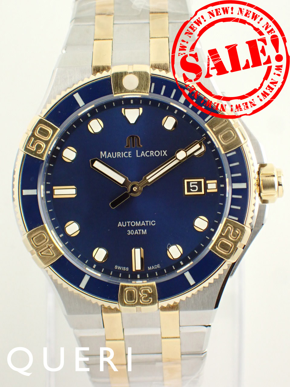 モーリスラクロア アイコン ベンチュラ― オートマチック 43mm ブルー文字盤 AI6058-SY013-430-1 新品