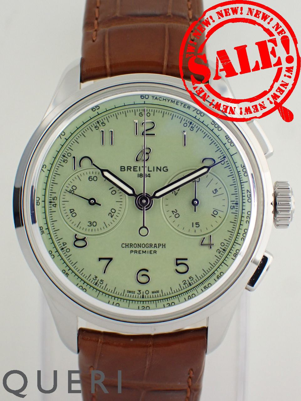 ブライトリング プレミエ B01 クロノグラフ ピスタチオグリーン AB0930D31L1P1(AB0930)新品仕上げ済
