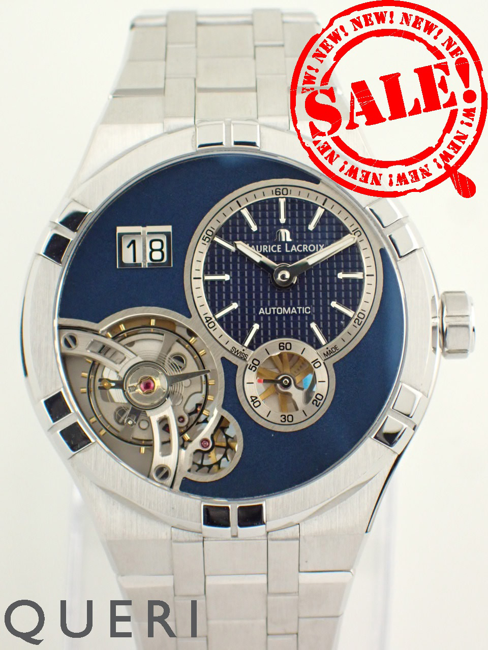 モーリスラクロア アイコン オートマチック マスター グランド デイト 45mm AI6118-SS00E-430-C 新品