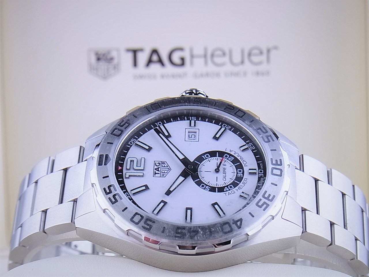 【TAG Heuer】タグホイヤー フォーミュラー1 クォーツ 腕時計 SS ホワイト文字盤 WAU1113/hm08950kw