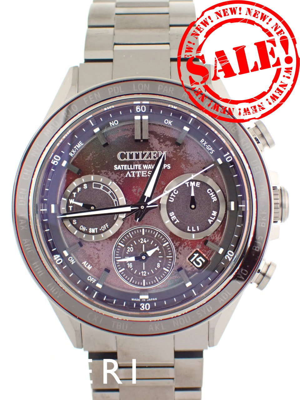 シチズン アテッサ ACTライン エコドライブ ブラックチタンシリーズ 世界限定1800本 CC4077-71Z(F950-0029S0V)新品