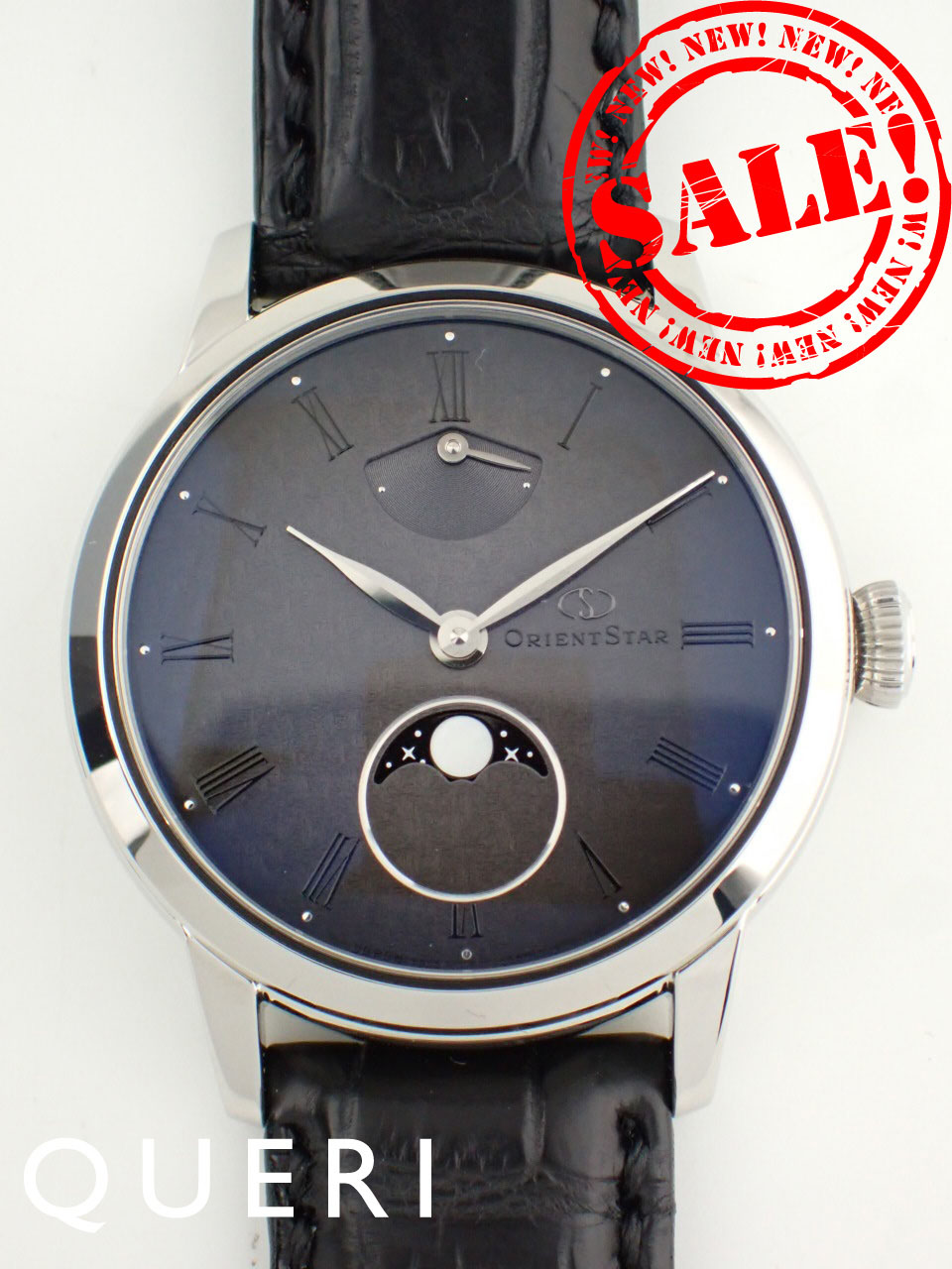 オリエントスターオリエントスター M45 F8 メカニカルムーンフェイズ ハンドワインディング 限定モデルRK-BW0002N(F8A6-UAB0)新品