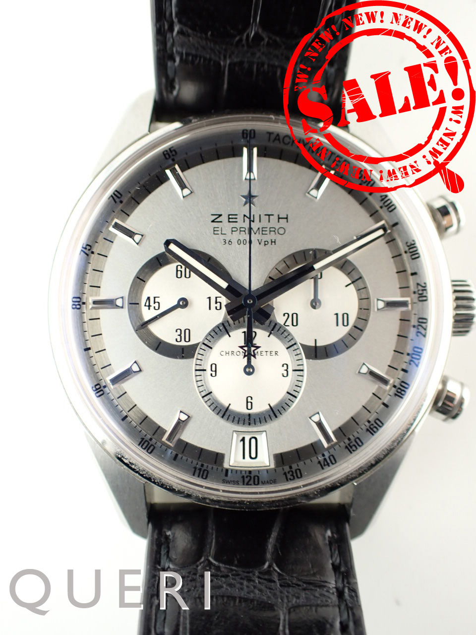 ゼニス エル・プリメロ シルバー メンズ 03.2040.400/01.C496 中古美品