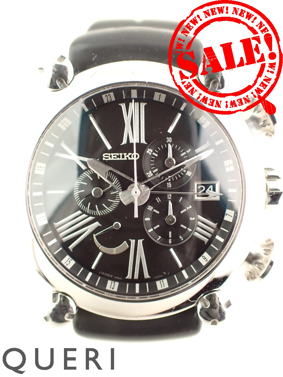 セイコー 生産終了 ガランテ スプリングドライブ ブラック SBLA049(5R86-0AB0)中古美品