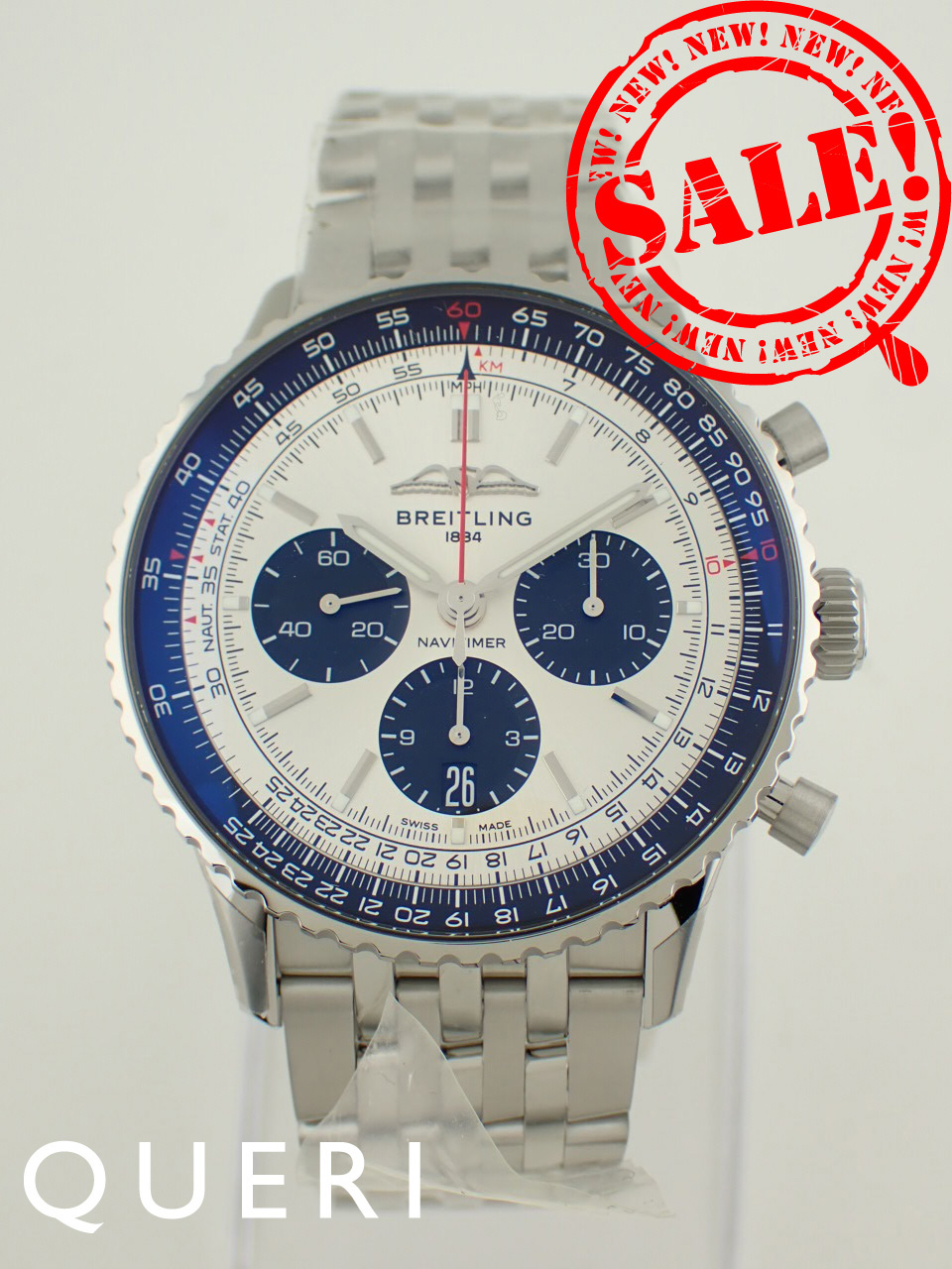 ブライトリングナビタイマー B01 43 クロノグラフ AB0138241G1A1(AB0138)新品