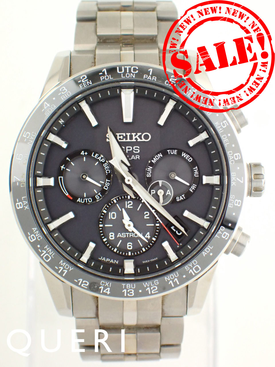 セイコーアストロンGPSソーラー 5X レギュラーSBXC003(5X53-0AB0)中古