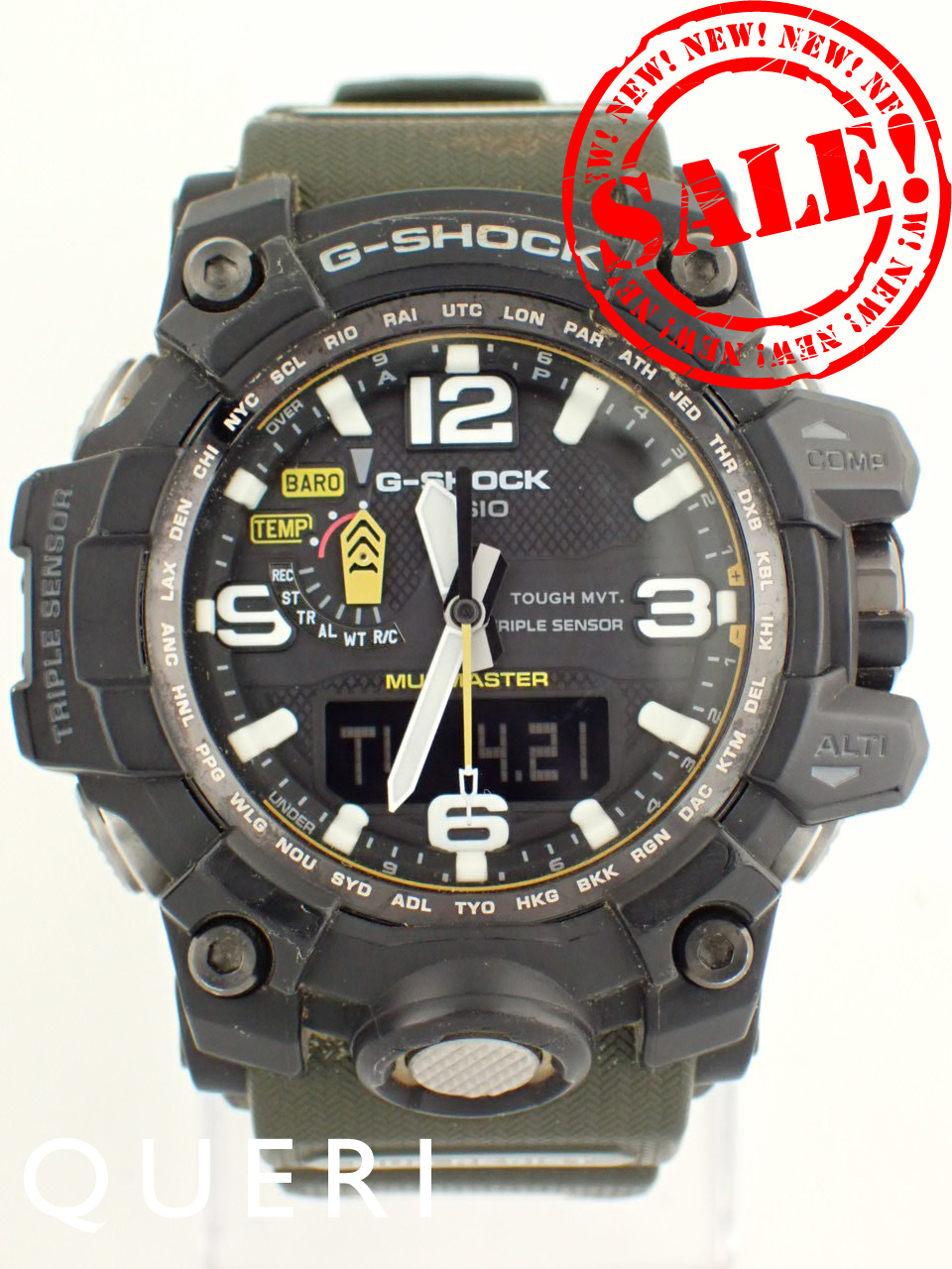 カシオ Gショック マスターオブGランド マッドマスターGWG-1000-1A3JF中古