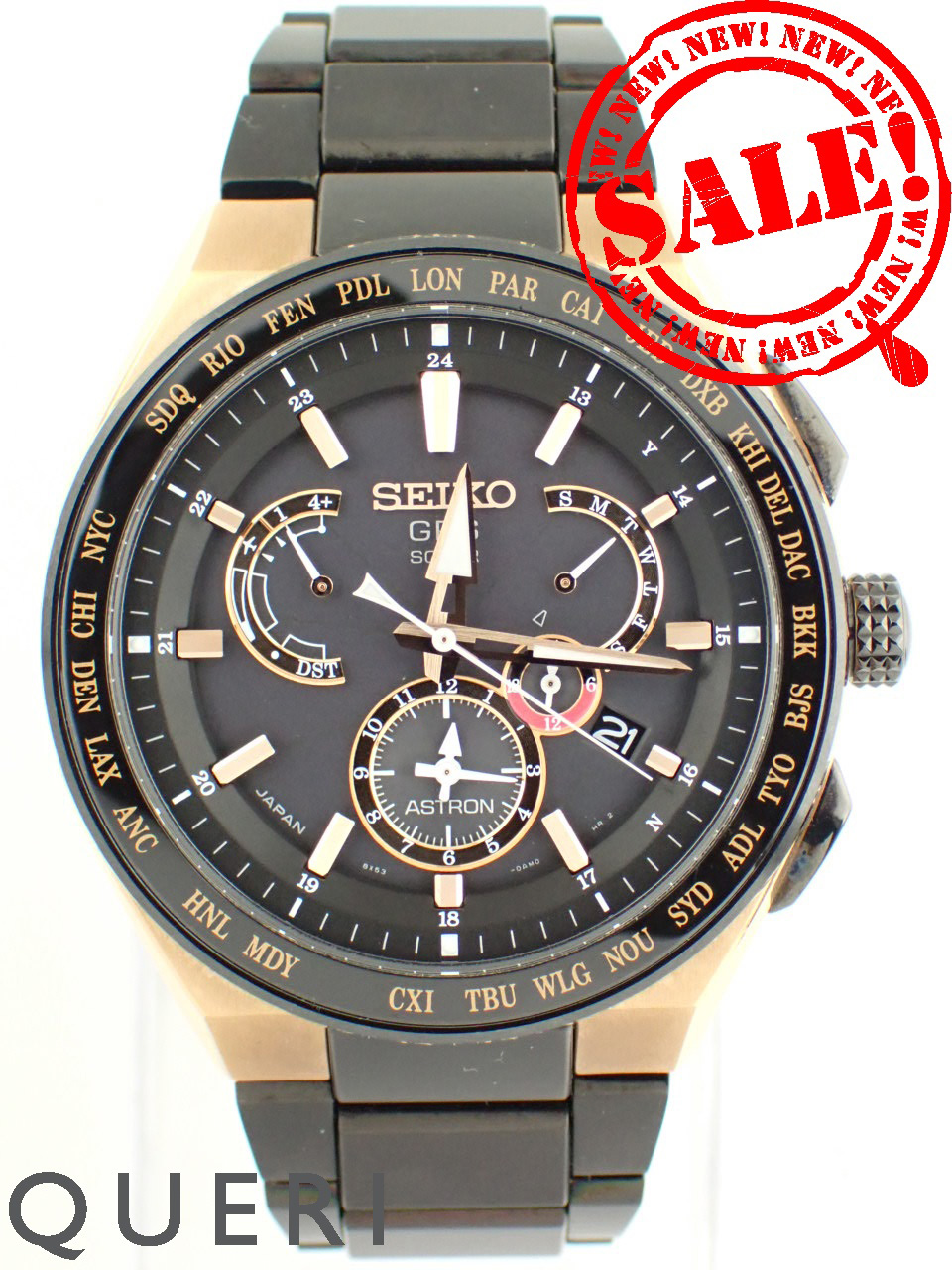 セイコー アストロン エグゼクティブライン デュアルタイム ローズゴールドカラー SBXB126(8X53-0AV0-2) 中古