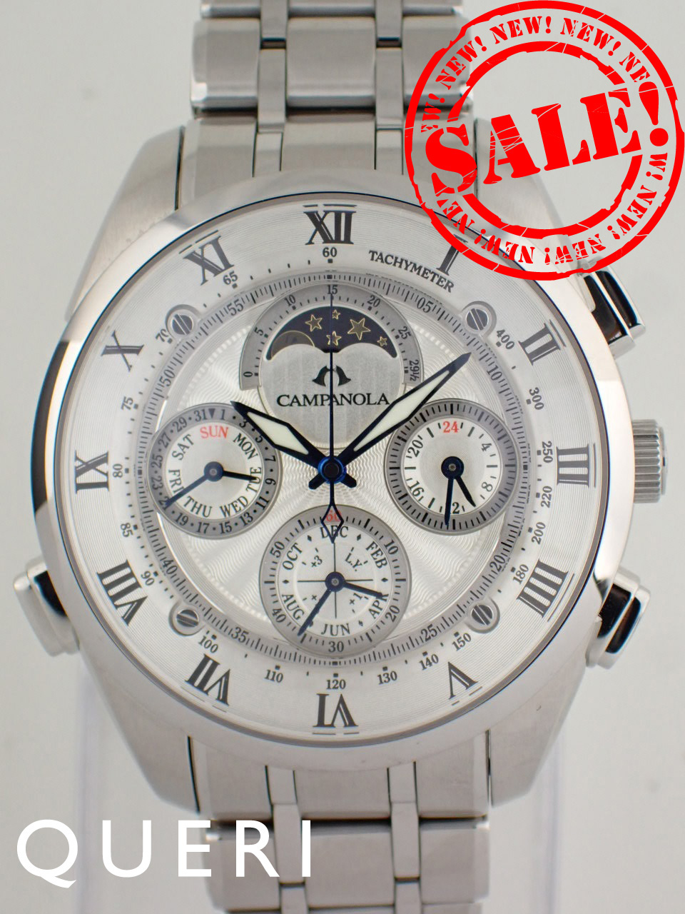 シチズン カンパノラ グランドコンプリケーション クォーツ 43mm  CTR57-0991(6772-T007899) 中古